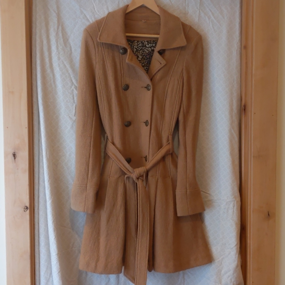Free People Wool Blend Pea Coat